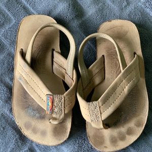 Rainbow Toddler flip flops